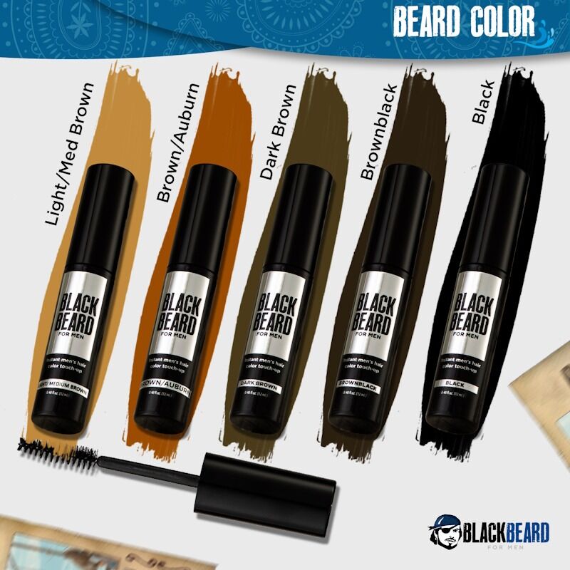 Brush-on Beard Color variation