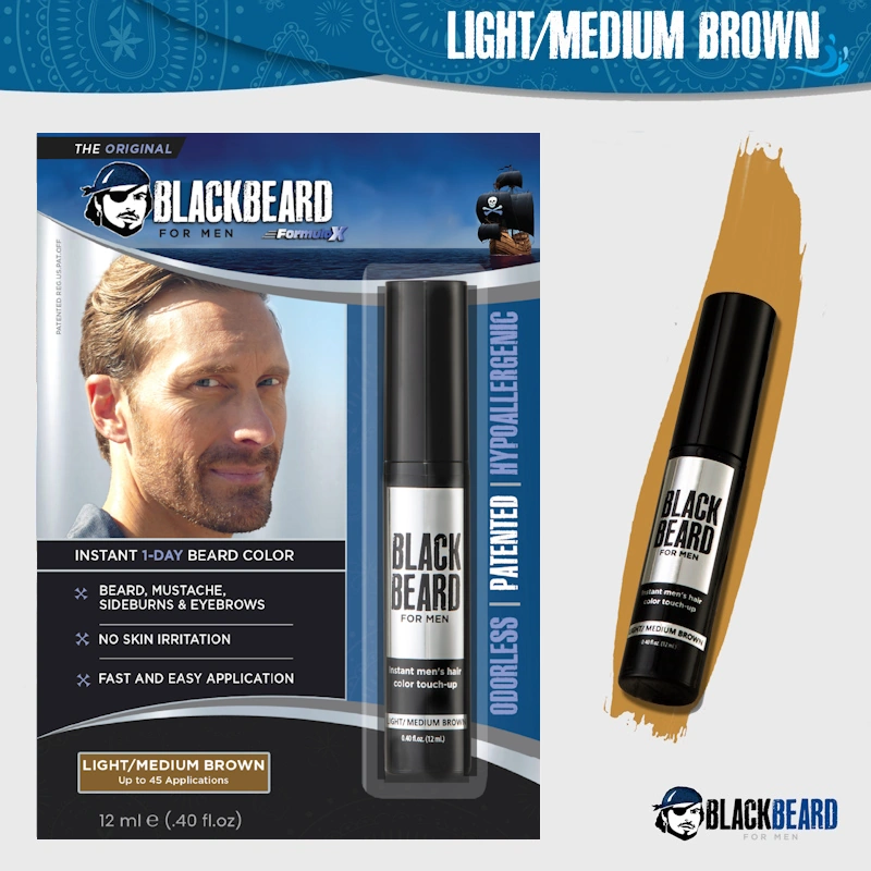 Blackbeard For Men Light/Medium Brown