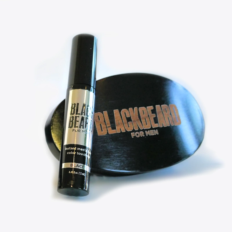 Blackbeard For Men Big Bad Beard Brush and Brush-on Beard Color
